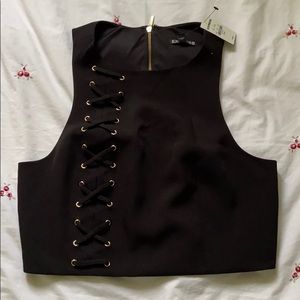 EXPRESS Dress Top Cropped Size M